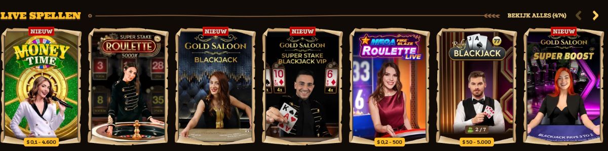 Live casino games