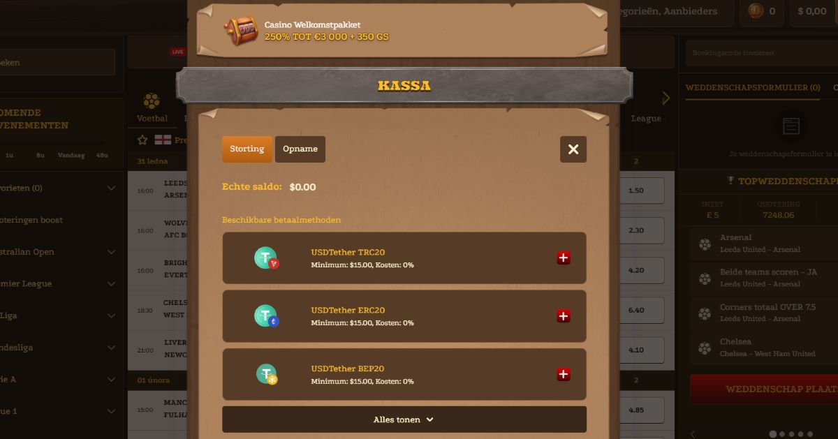 Stort en claim je bonus